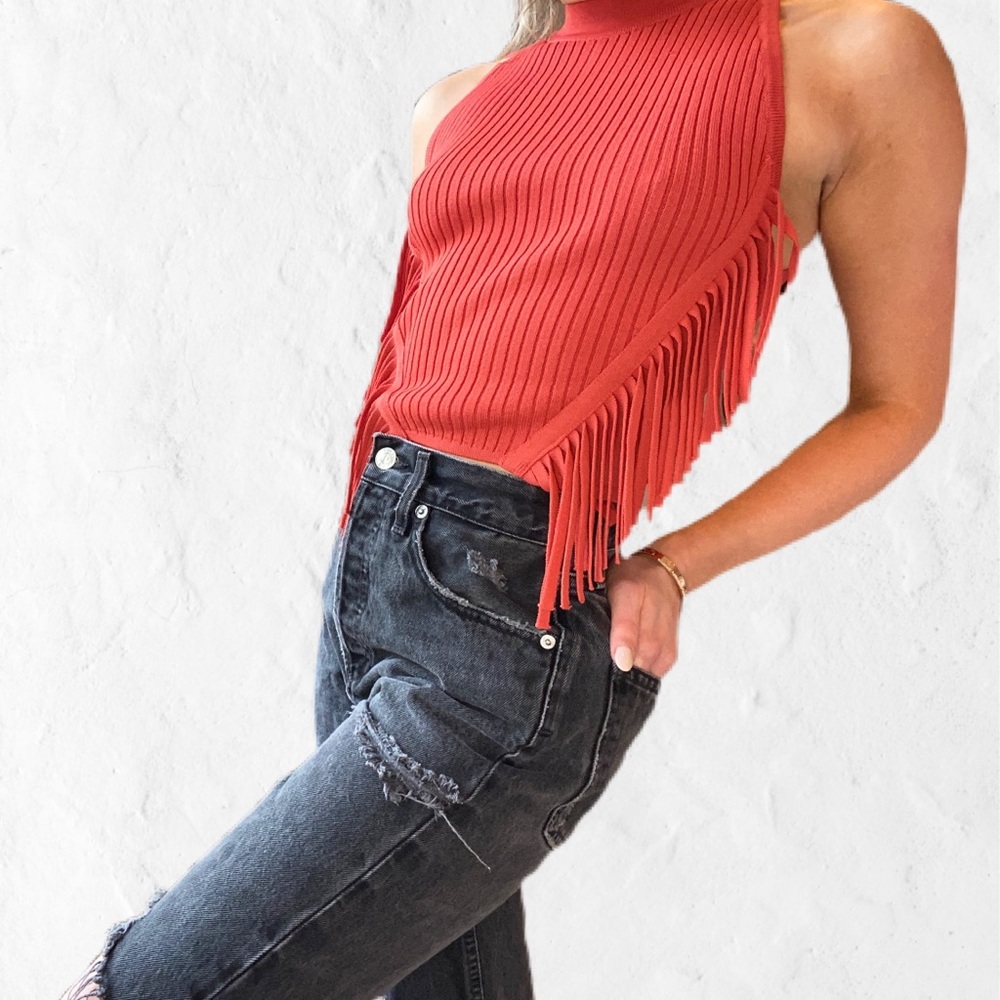 FRINGE BODYCON TANK